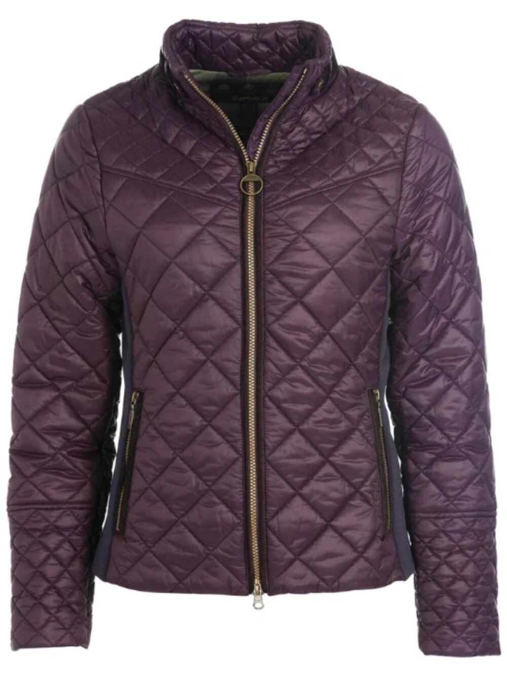 BARBOUR Grassmere Quilted Jacket -- Size 6 purple
